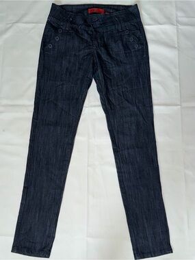 Zanadi Women's Dark Indigo Skinny Jeans